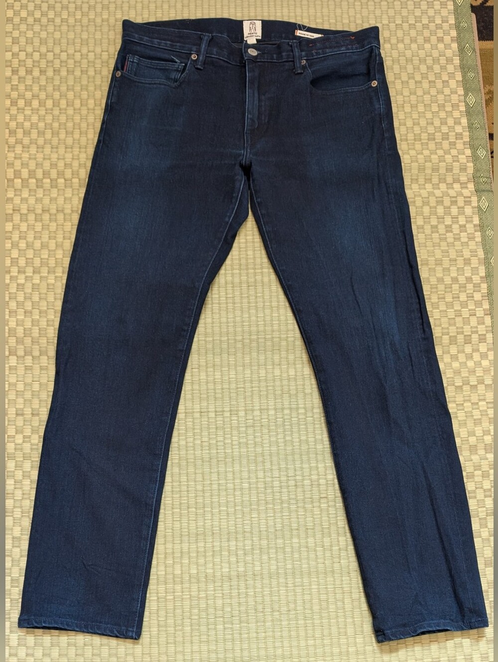 Hiroshi Kato The Pen Slim Selvedge Denim Jeans Indigo Black Raw Wash Men's Sz 34